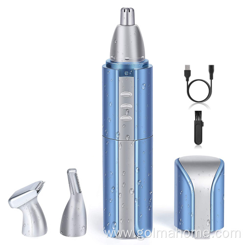 New 4 in 1 wireless nose hair trimmer ear face eyebrow nose hair removal trimmer